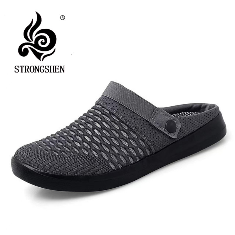 Women'S Shoes For Neuropathy - STRONGSHEN-메쉬 통기성 패딩 비치 슬리퍼 남녀
