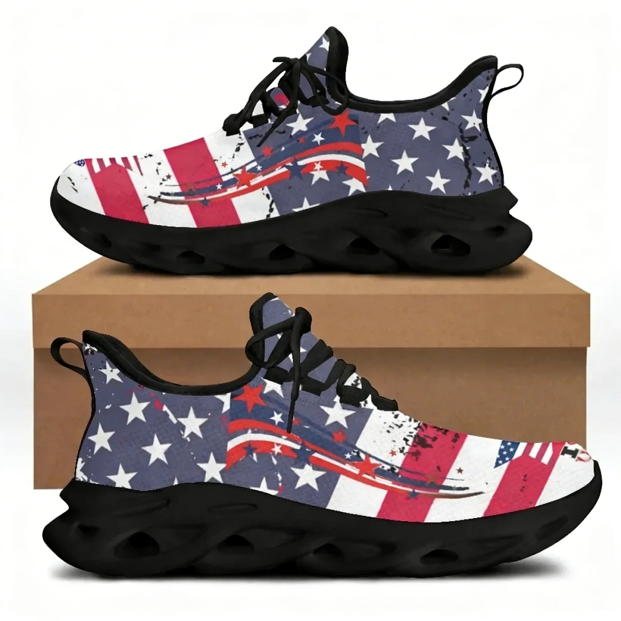 Women'S Shoes Liberty - 7.4 미국 국기 자유의 여신상 프린트