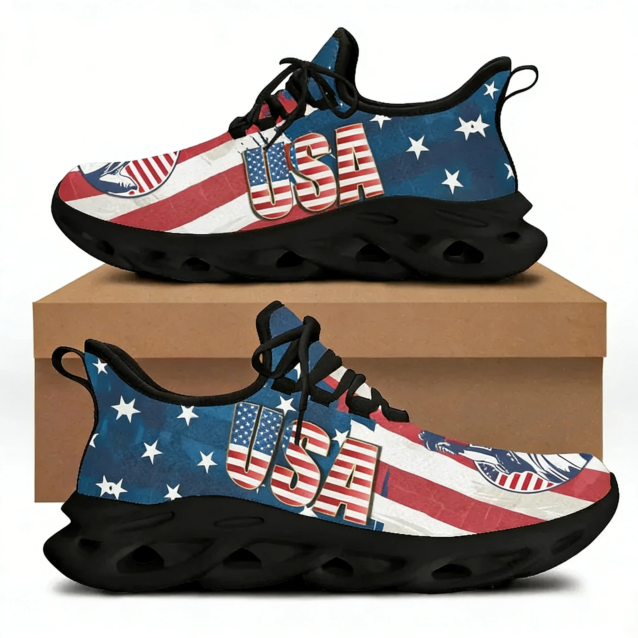 Women'S Shoes Liberty - 7.4 미국 국기 자유의 여신상 프린트