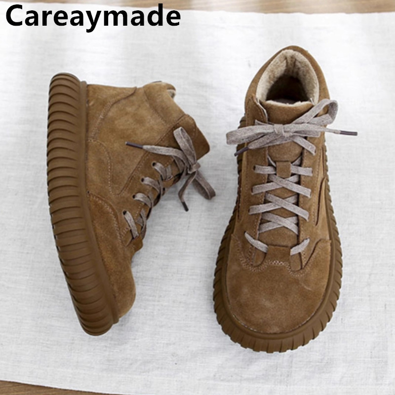 Women'S Shoes Wide Width - Careaymade 여성용 와이드 헤드 천연 가죽