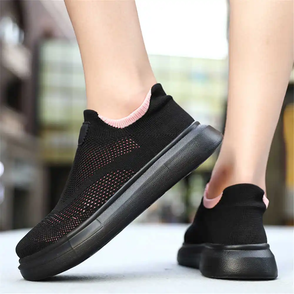 Women Shoes Made In Italy - 여성용 플랫폼 스타킹 다크 브라운 신발,