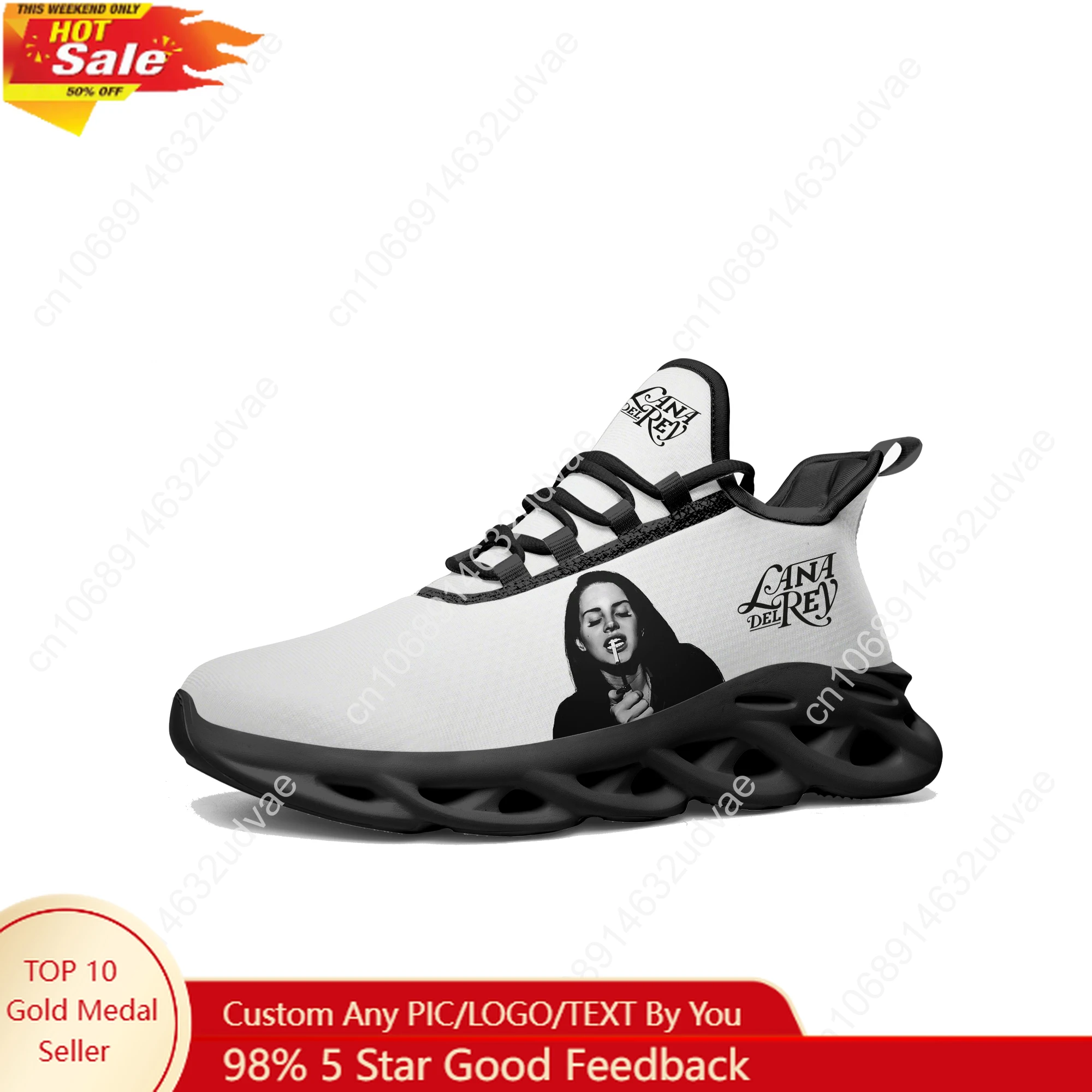 Women Shoes Running - 라나 델 레이 가수 스포츠 스니커즈