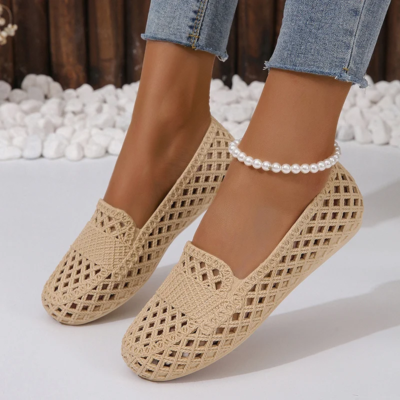 트렌디하고 편안한 할로우 여성 플랫 슈즈, 캐주얼 겉옷 - Women'S Shoes For Neuropathy 리뷰 및 가격