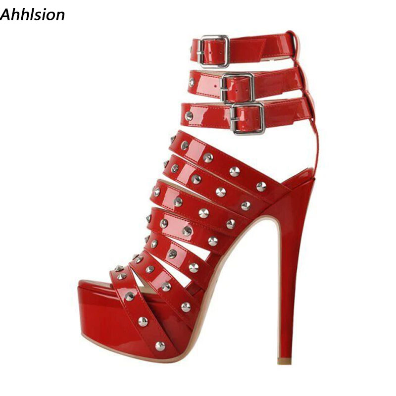 Ahhlsion 수제 여성 검투사 샌들 얇은 하이힐 라 - Women'S Shoes Yellow 리뷰 및 가격