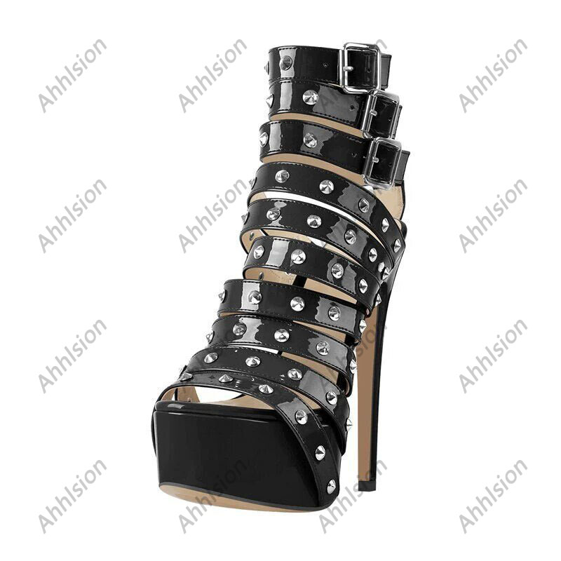 Ahhlsion 수제 여성 검투사 샌들 얇은 하이힐 라 - Women'S Shoes Yellow 리뷰 및 가격