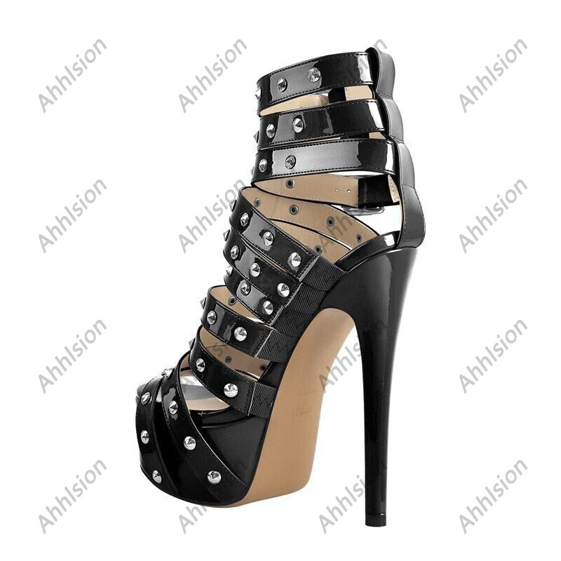 Ahhlsion 수제 여성 검투사 샌들 얇은 하이힐 라 - Women'S Shoes Yellow 리뷰 및 가격