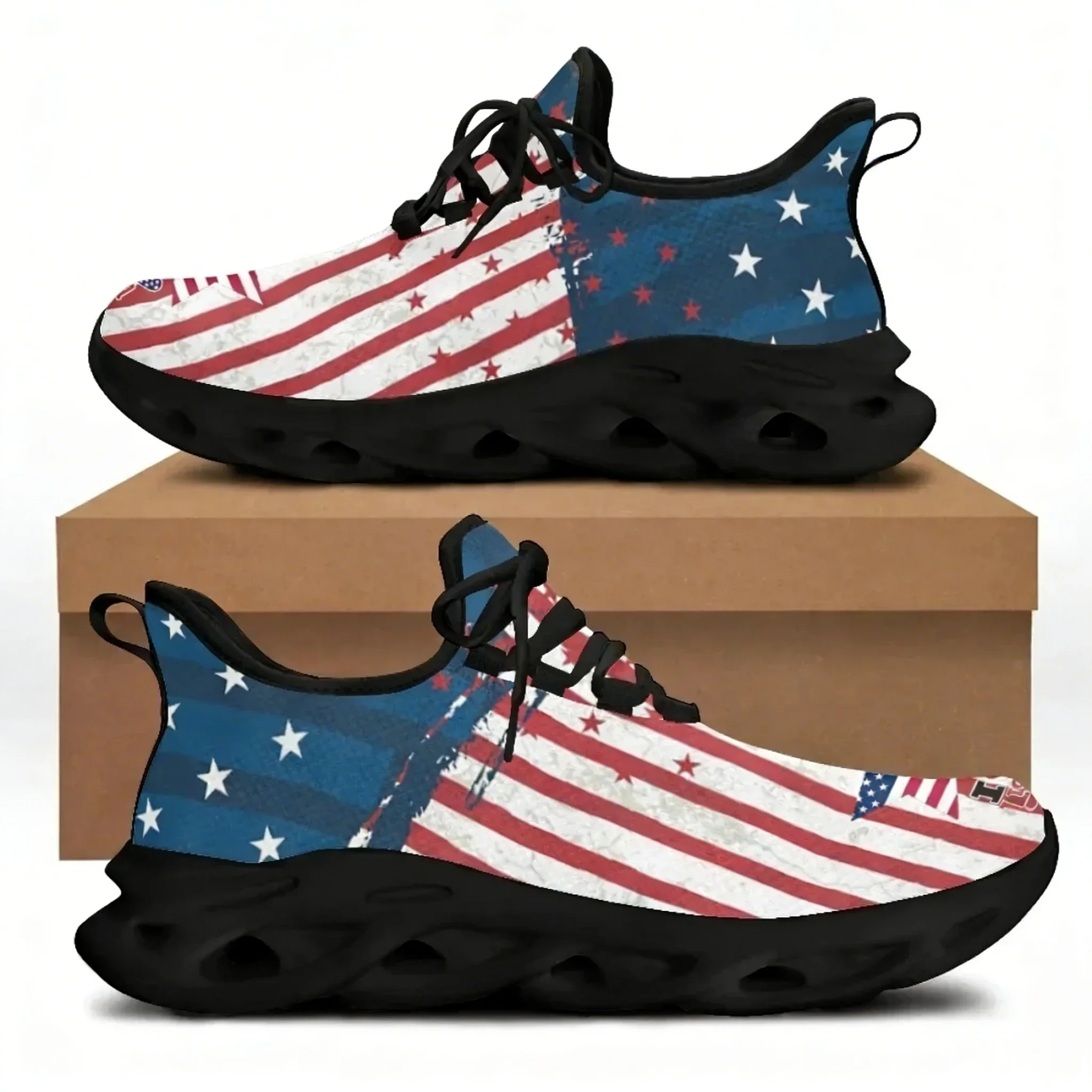 7.4 미국 국기 자유의 여신상 프린트 여성용 플랫 슈 - Women'S Shoes Liberty 리뷰 및 가격