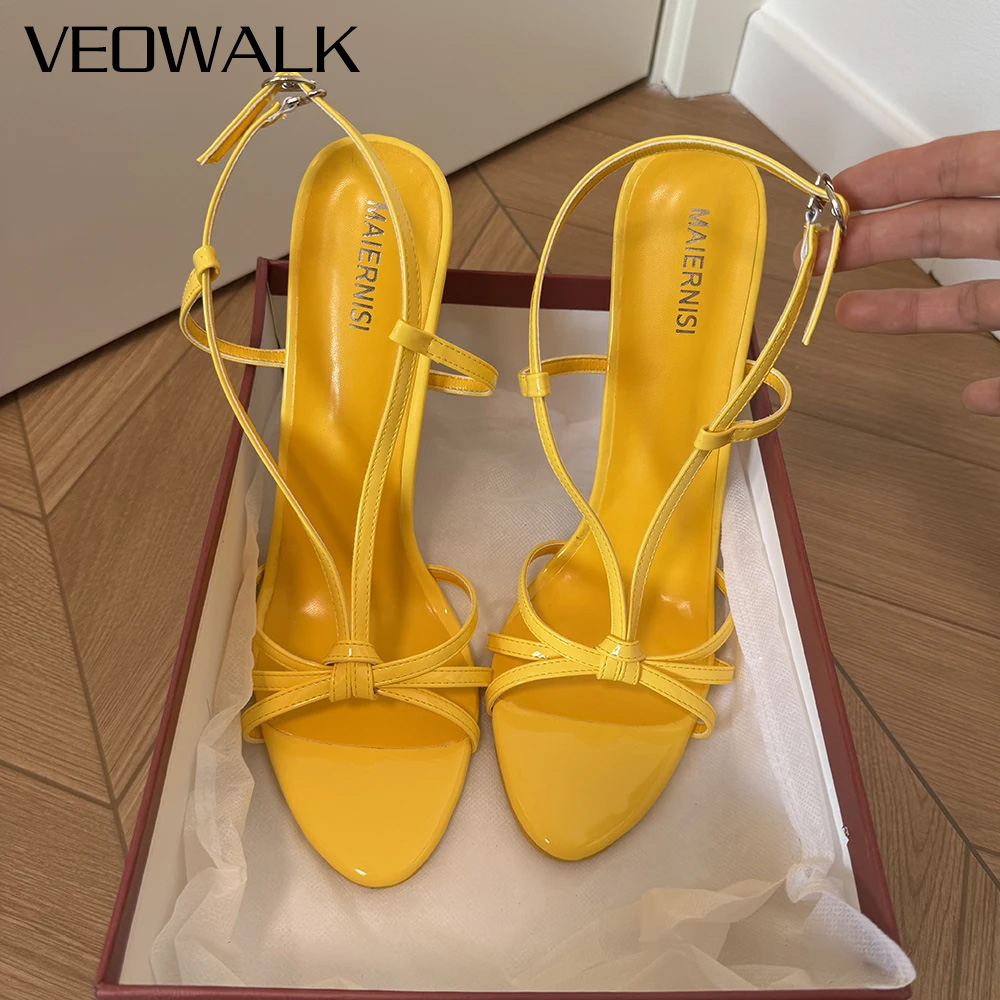 패션 16cm 극단적인 하이힐 섹시한 노란색 에나멜 가 - Women'S Shoes Yellow 리뷰 및 가격