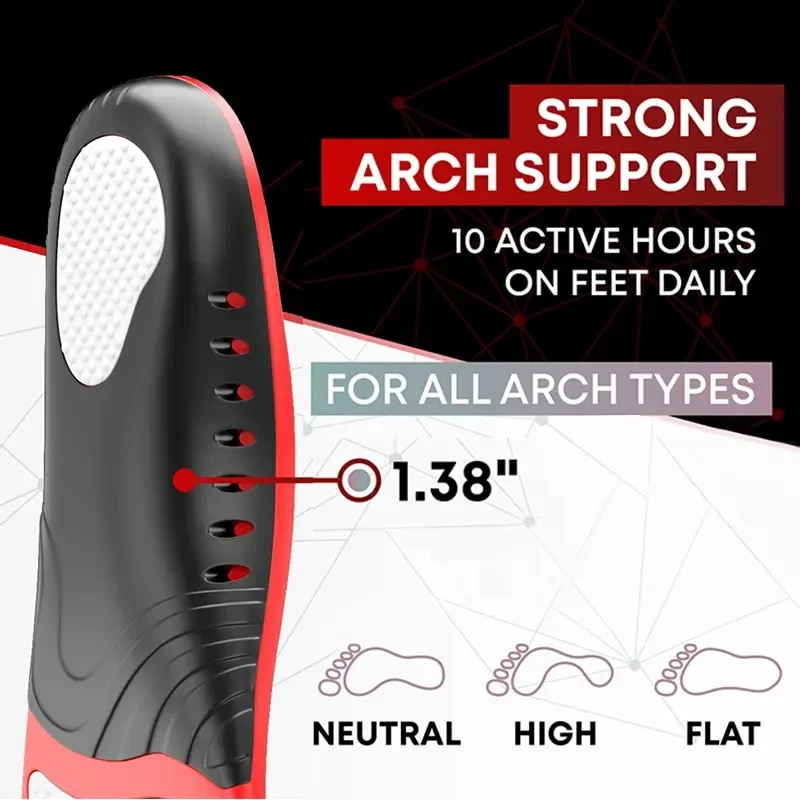220+ 파운드 중량용 고강도 아치 서포트 깔창 남녀  - Women'S Shoes High Arch Support 리뷰 및 가격