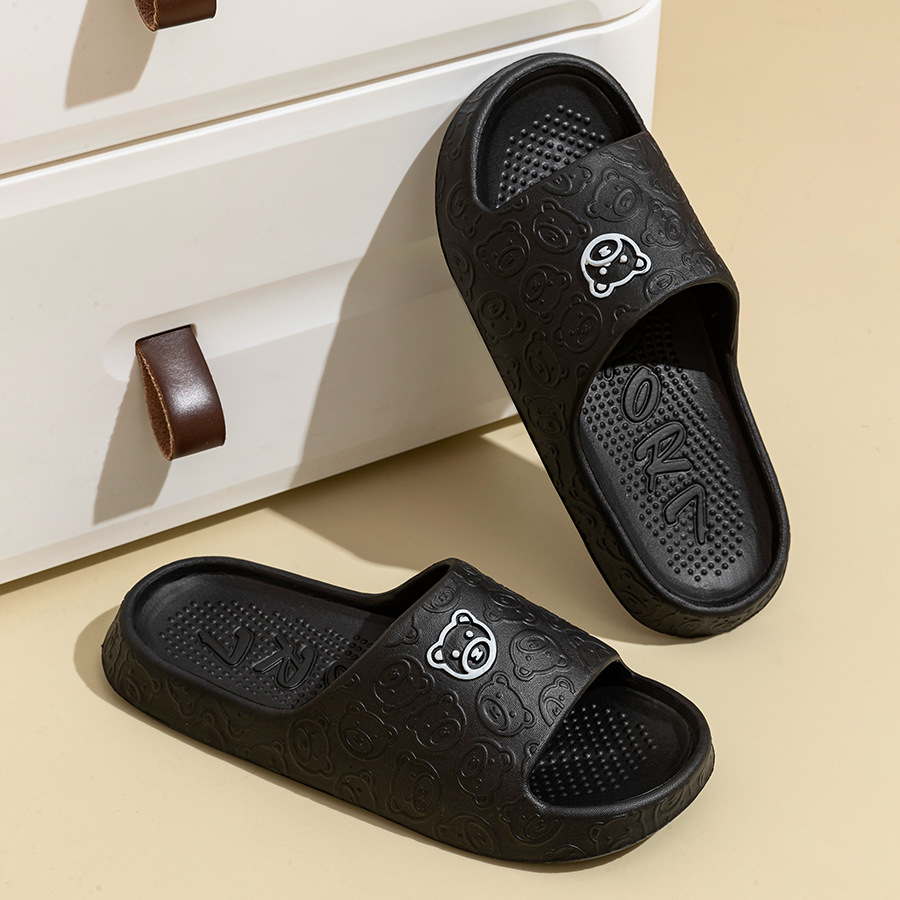 남자 슬리퍼 여름 만화 곰 실내 부드러운 두꺼운 단독  - Women'S Shoes For Neuropathy 리뷰 및 가격