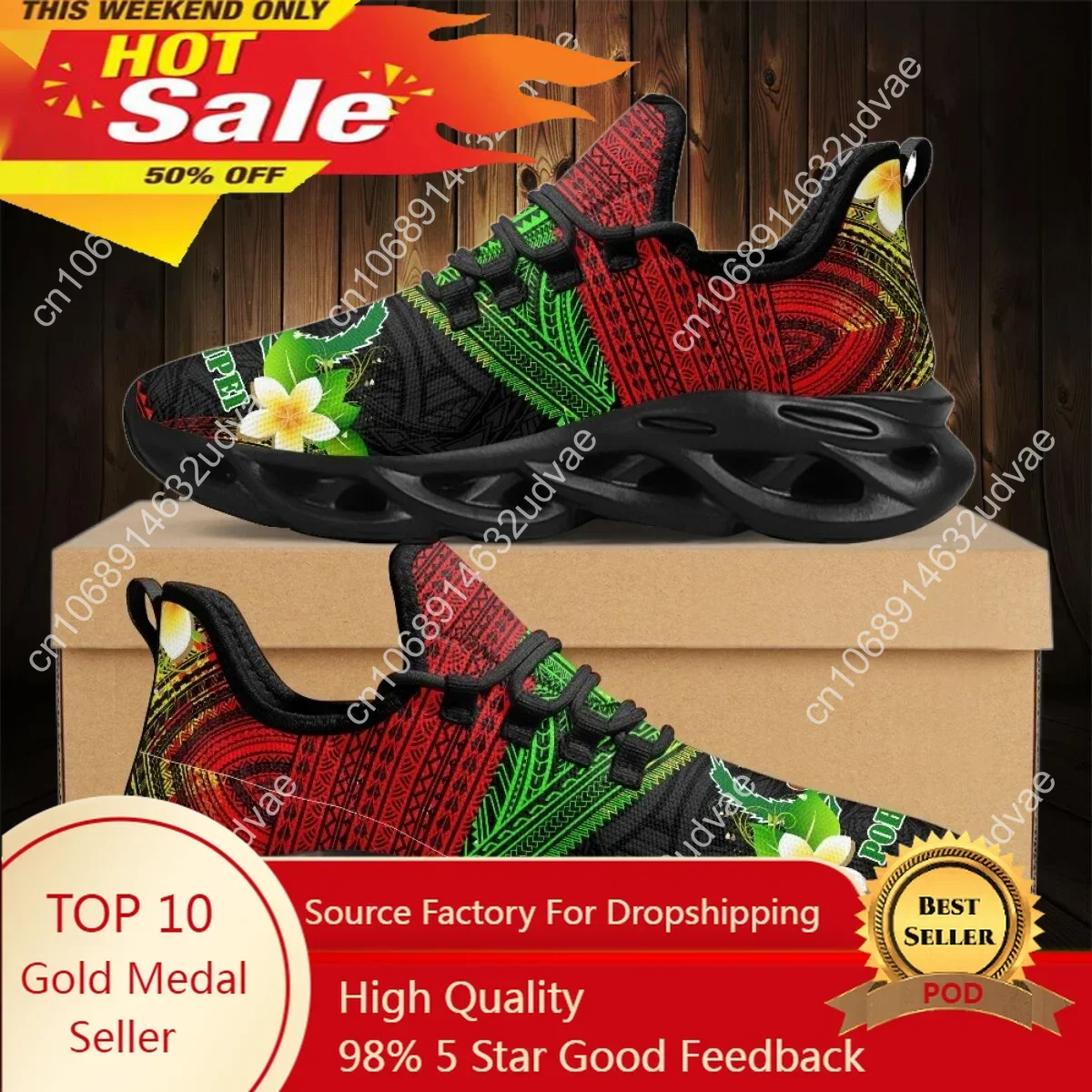 폴리네시안 포른페이 플루메리아 디자인 여성용 쿠션 메쉬 - Women Shoes Running 리뷰 및 가격