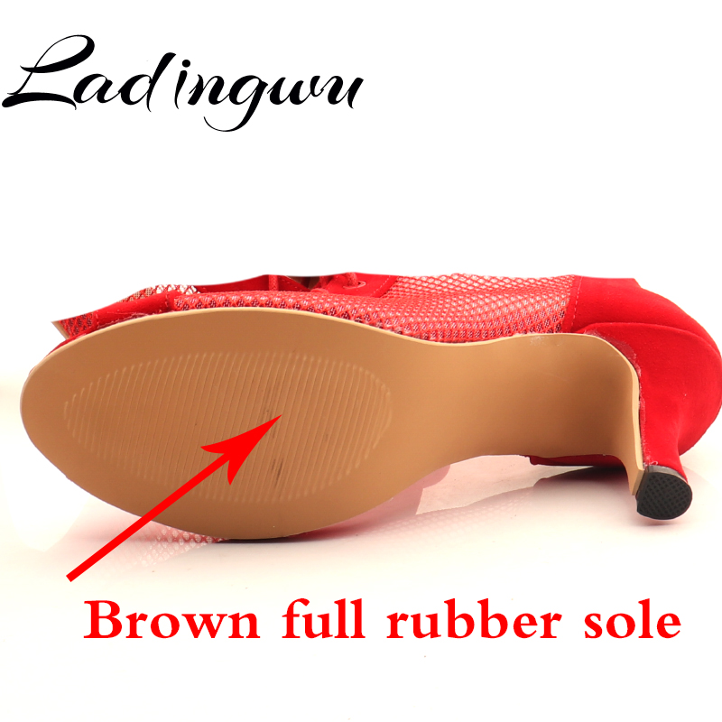 라틴 댄스 신발용 고무 밑창 볼룸 댄스 신발 탱고 볼룸 - Women'S Shoes For Neuropathy 리뷰 및 가격