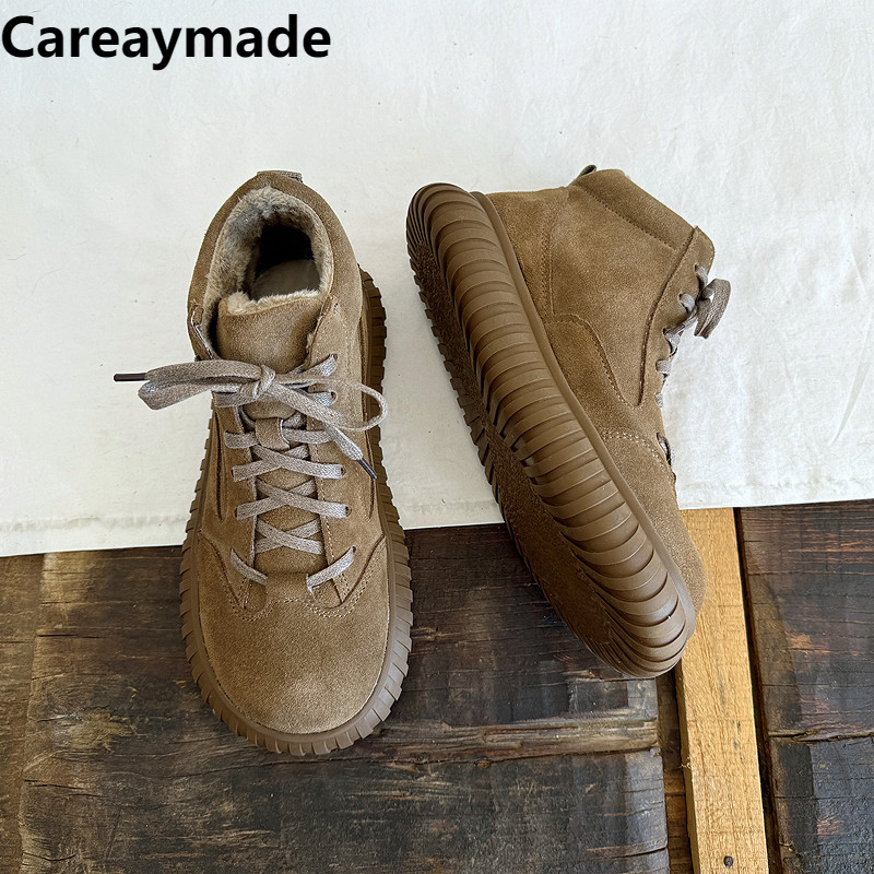 Careaymade 여성용 와이드 헤드 천연 가죽 부츠 - Women'S Shoes Wide Width 리뷰 및 가격