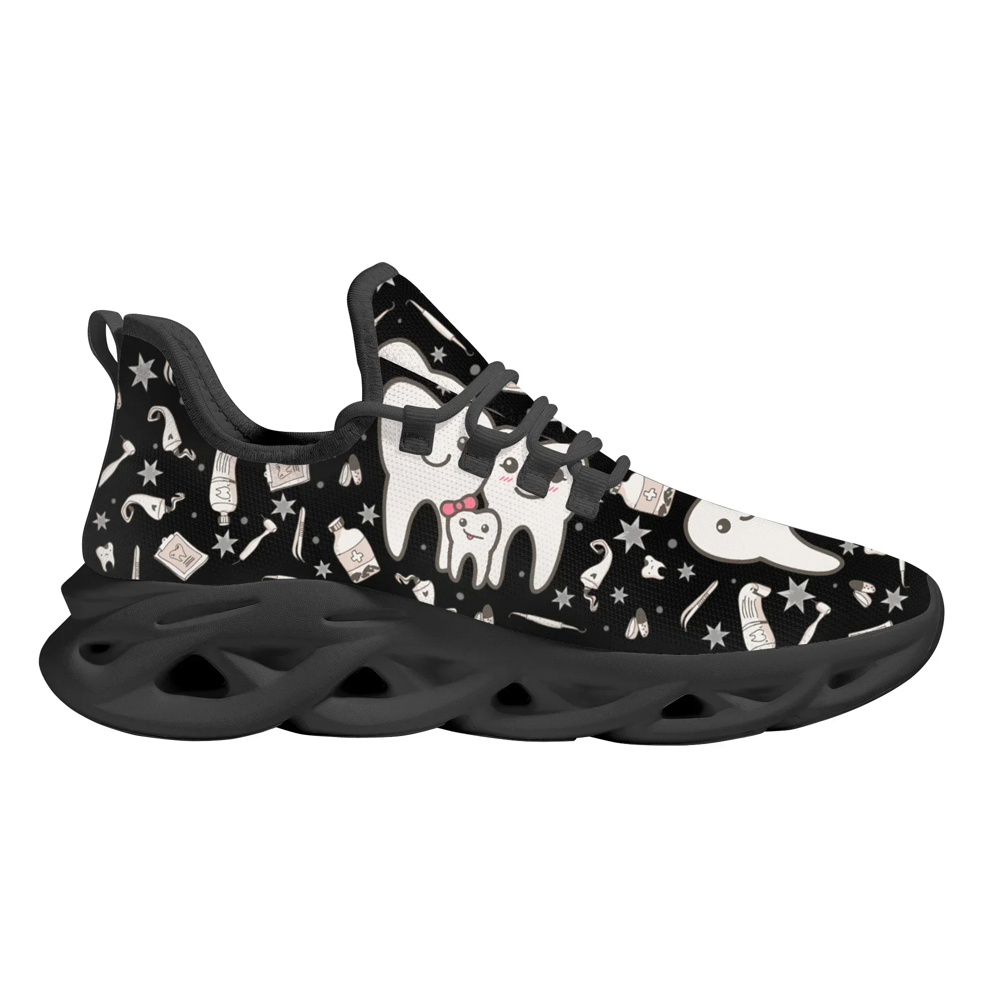 귀여운 치과 디자인 스니커즈 여성 캐주얼 경량 레이스업 - Women'S Shoes Casual Sneakers 리뷰 및 가격