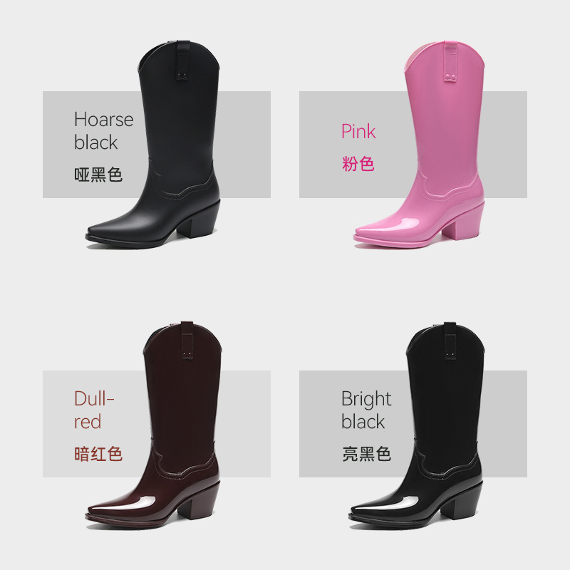 여성용 롱 레인 부츠, H 블랙 나이트 봇, 부드러운  - Women'S Shoes For Neuropathy 리뷰 및 가격