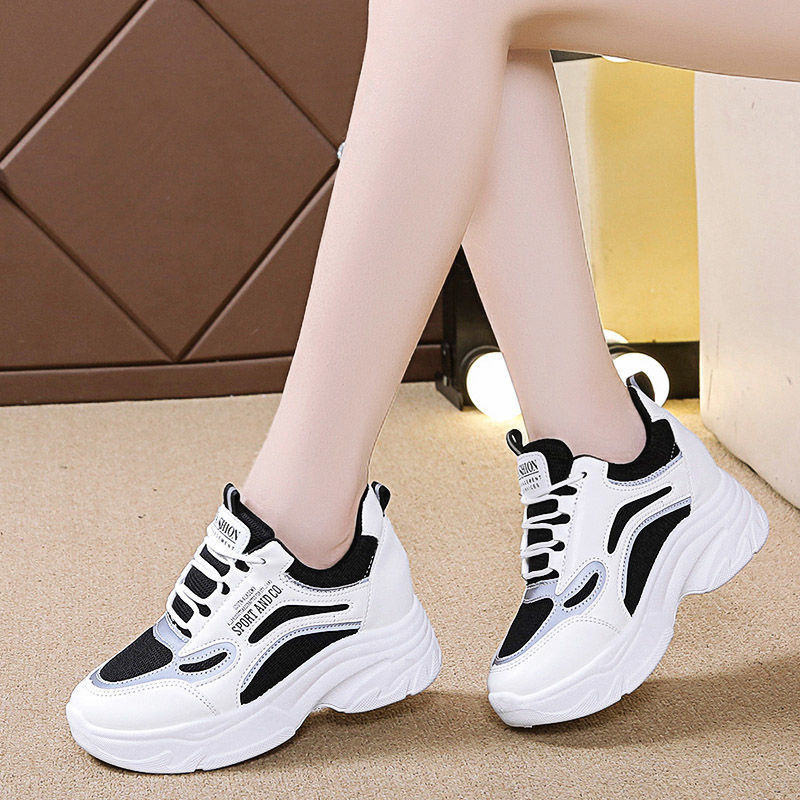여성용 인트렌디 아빠 신발, 두꺼운 밑창 키높이 신발, - Women'S Shoes Casual Sneakers 리뷰 및 가격