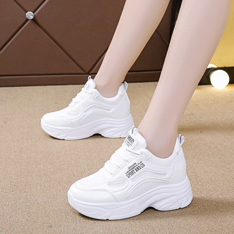 여성용 인트렌디 아빠 신발, 두꺼운 밑창 키높이 신발, - Women'S Shoes Casual Sneakers 리뷰 및 가격