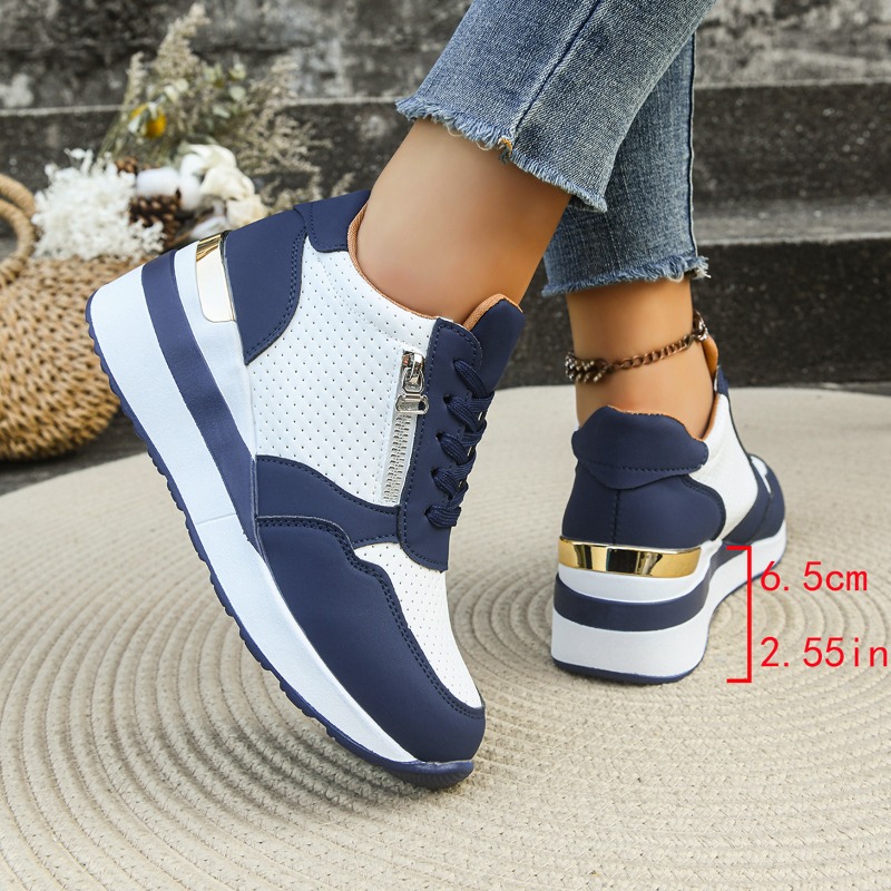 여성 운동화 두꺼운 밑창 내장형 힐 리프트 디자인 블랙 - Women'S Shoes Casual Sneakers 리뷰 및 가격