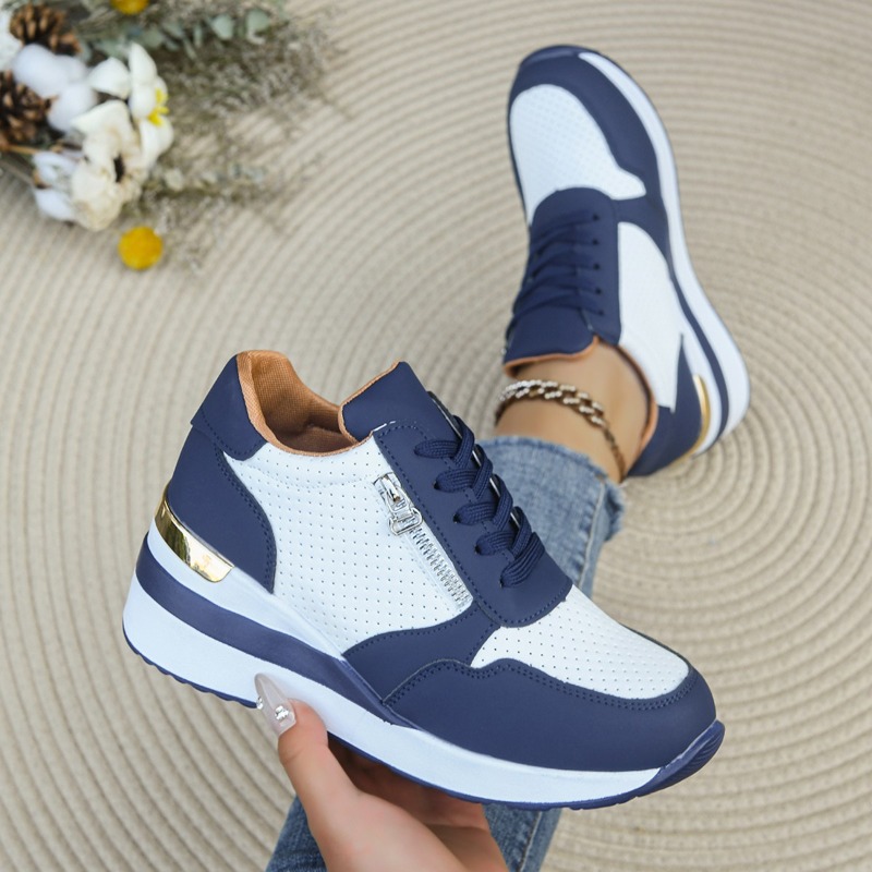 여성 운동화 두꺼운 밑창 내장형 힐 리프트 디자인 블랙 - Women'S Shoes Casual Sneakers 리뷰 및 가격