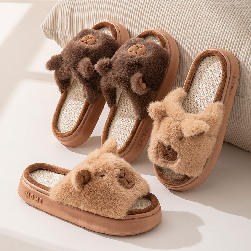 헴프 카툰 여성 슬리퍼 홈 플랫 캐주얼 봄 여름 럭셔리 - Women'S Shoes Popular 리뷰 및 가격