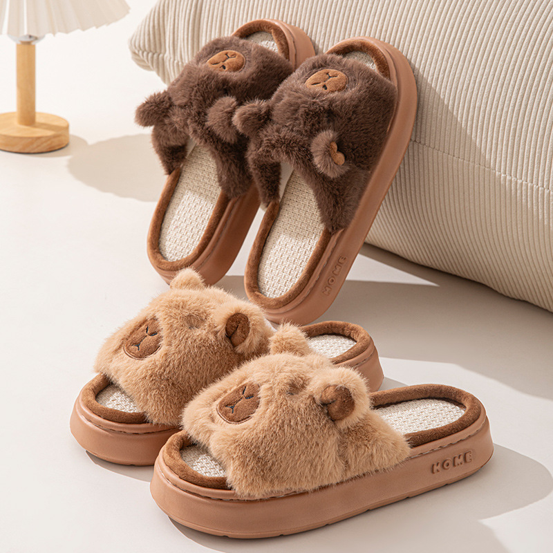 헴프 카툰 여성 슬리퍼 홈 플랫 캐주얼 봄 여름 럭셔리 - Women'S Shoes Popular 리뷰 및 가격