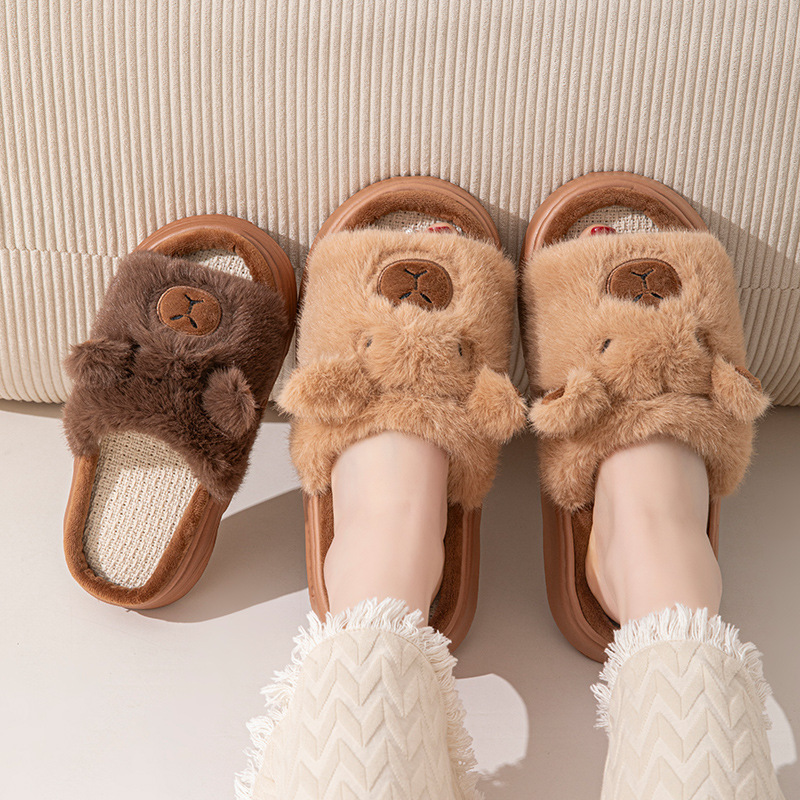 헴프 카툰 여성 슬리퍼 홈 플랫 캐주얼 봄 여름 럭셔리 - Women'S Shoes Popular 리뷰 및 가격