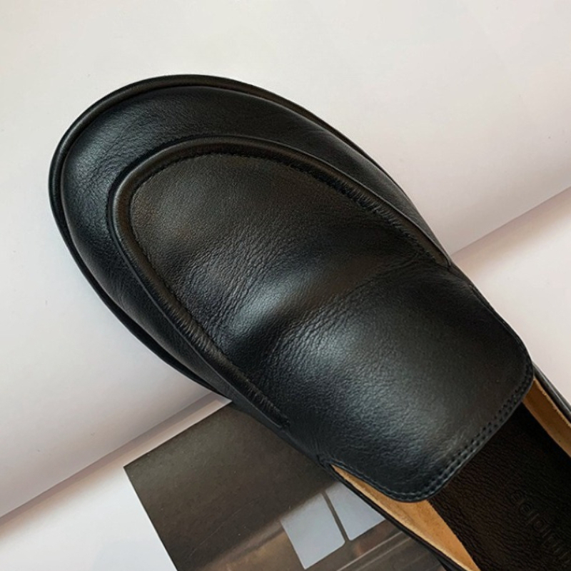 새로운 여성용 정품 가죽 로퍼 플랫 슬립온 슈즈 편안한 - Women'S Shoes Wide Width 리뷰 및 가격