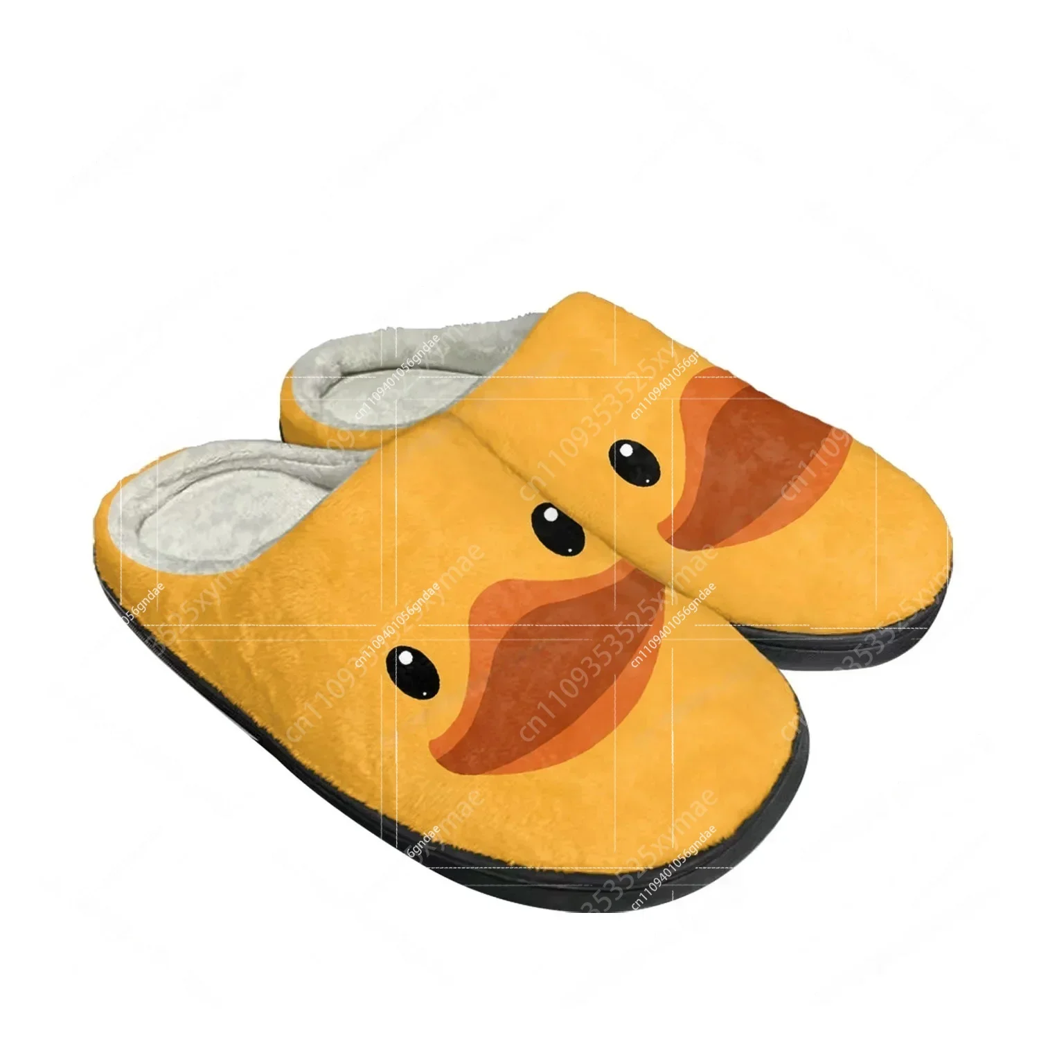 노란색 오리 프린트 플러시 면 슬리퍼, 남녀 공용 따뜻 - Women'S Shoes Yellow 리뷰 및 가격