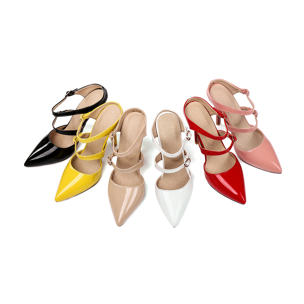 브랜드 뉴 섹시 레드 옐로우 여성 스트리퍼 샌들 스틸레 - Women'S Shoes Yellow 리뷰 및 가격